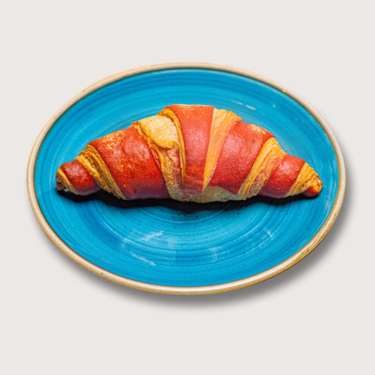 Double raspberry croissant